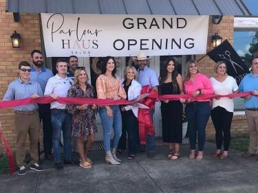 Ribbon cutting in Winnsboro